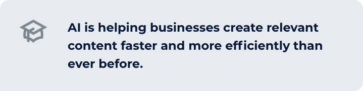 Intentful | AI is helping businesses create relevant content faster and more efficiently than ever before. 